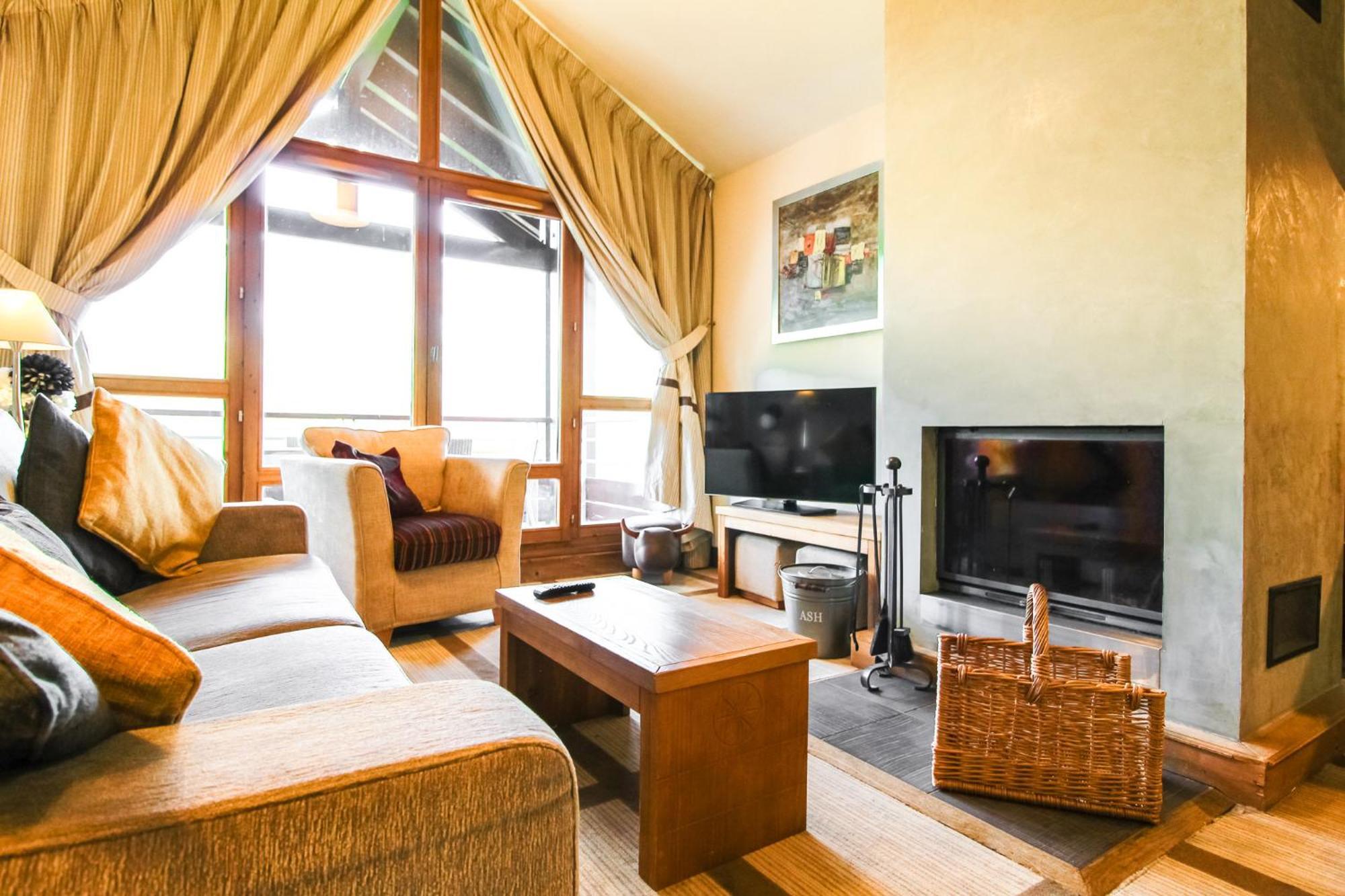 Exceptional 3 Bed Penthouse With Fireplace And Stunning Views Flaine Esterno foto