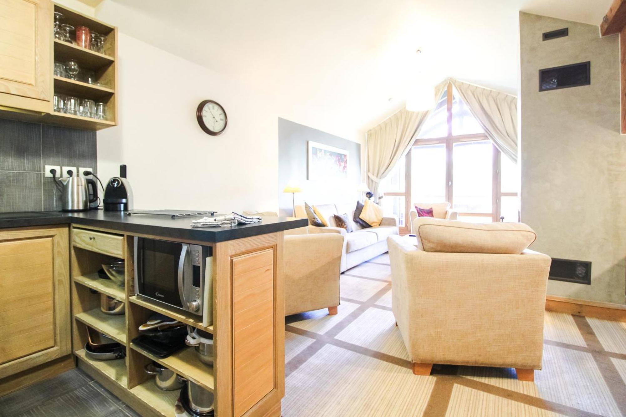 Exceptional 3 Bed Penthouse With Fireplace And Stunning Views Flaine Esterno foto