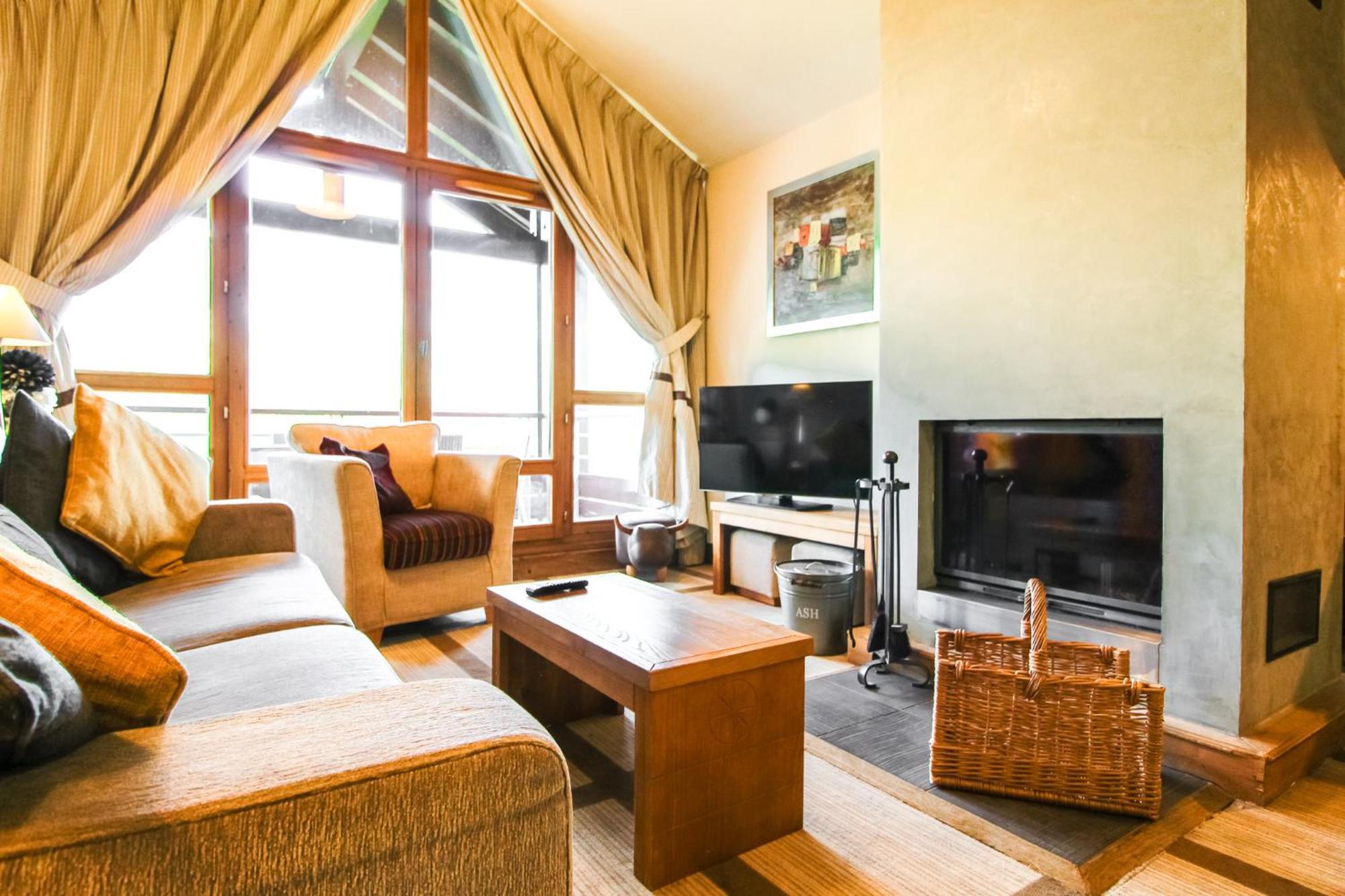 Exceptional 3 Bed Penthouse With Fireplace And Stunning Views Flaine Esterno foto