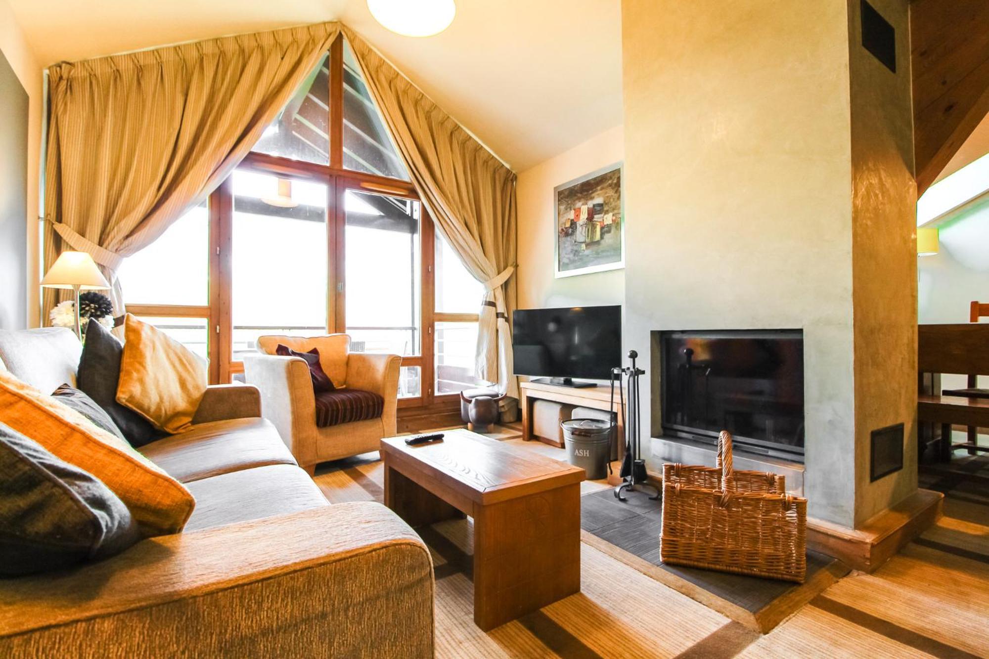 Exceptional 3 Bed Penthouse With Fireplace And Stunning Views Flaine Esterno foto