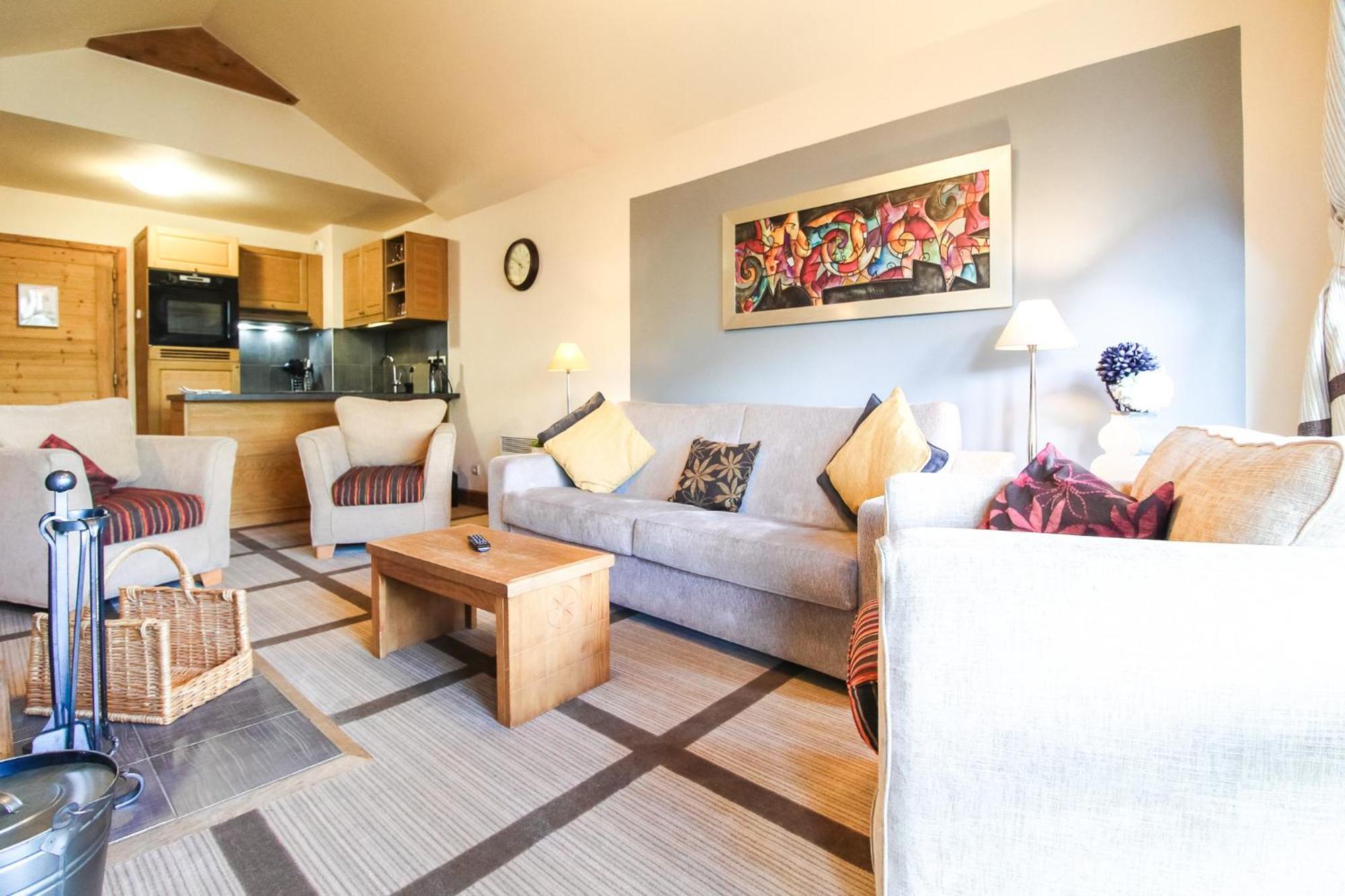 Exceptional 3 Bed Penthouse With Fireplace And Stunning Views Flaine Esterno foto