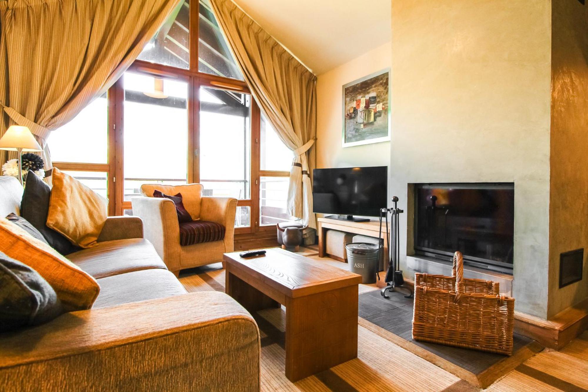 Exceptional 3 Bed Penthouse With Fireplace And Stunning Views Flaine Esterno foto