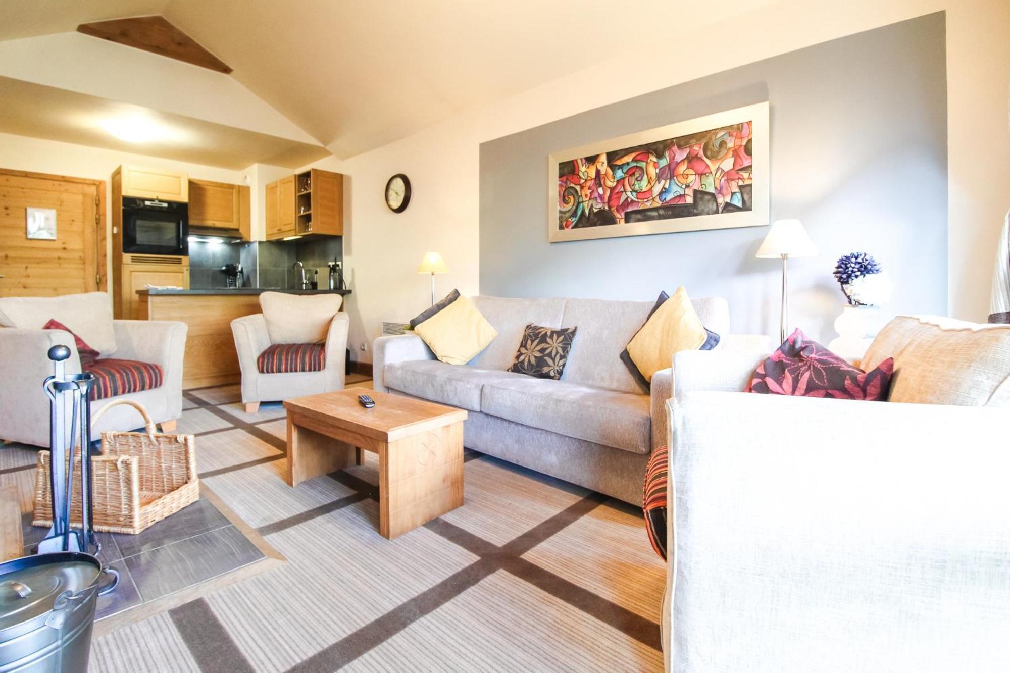 Exceptional 3 Bed Penthouse With Fireplace And Stunning Views Flaine Esterno foto