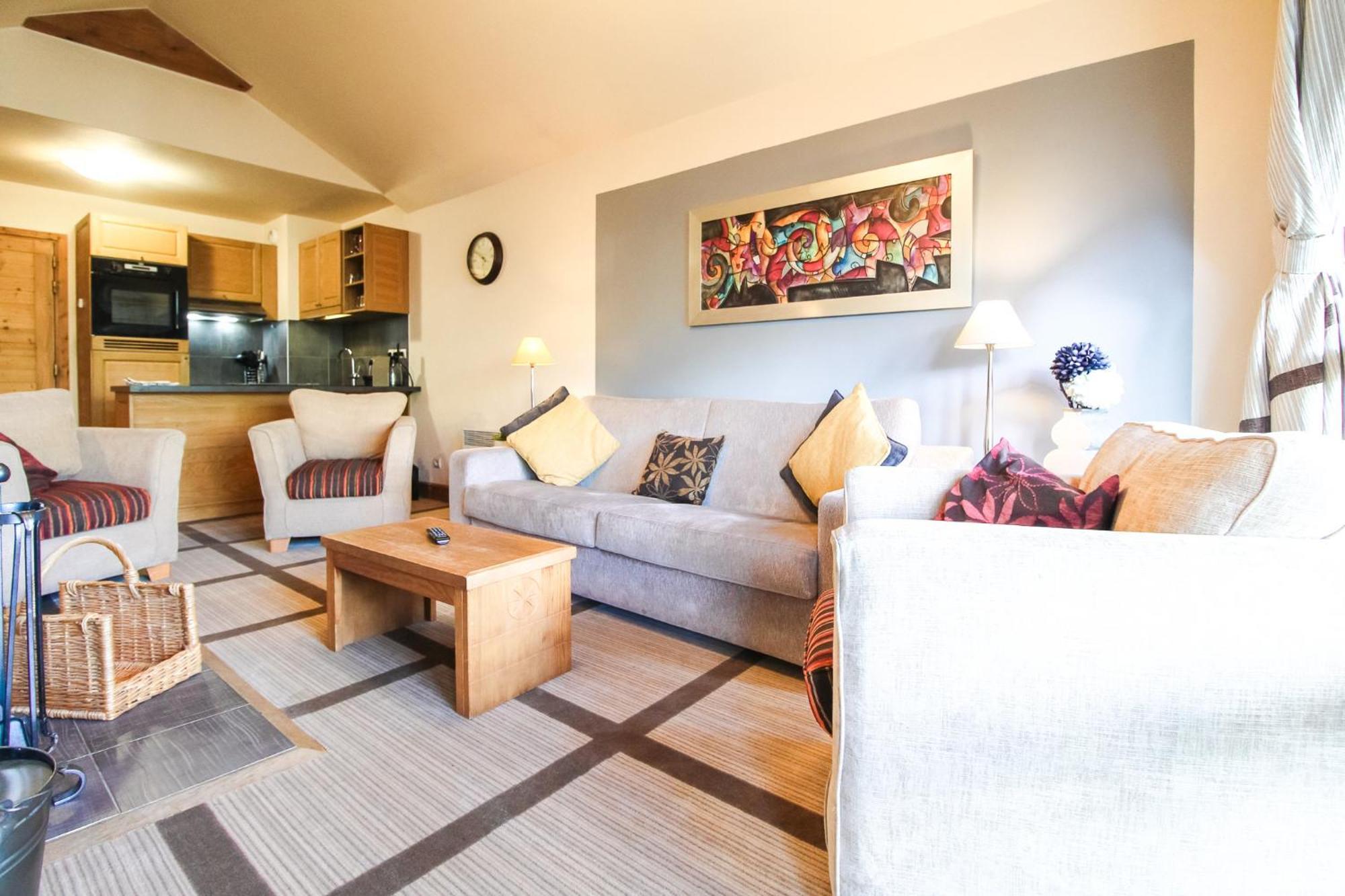 Exceptional 3 Bed Penthouse With Fireplace And Stunning Views Flaine Esterno foto